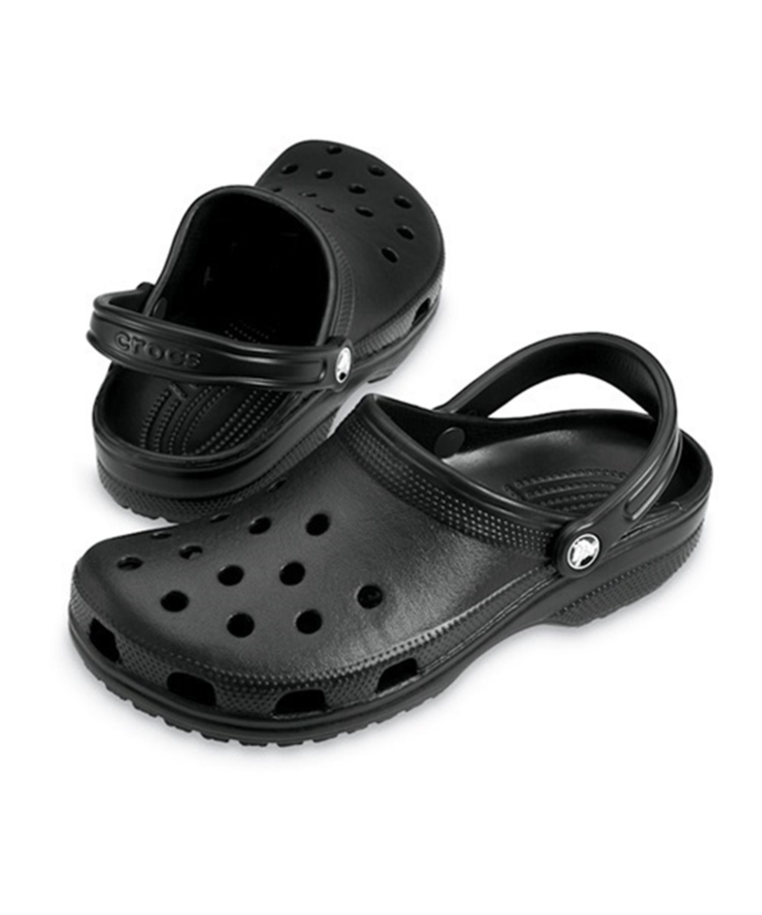 crocs クロックス CLASSIC CLOG クラシック クロッグ 10001-001 シューズ サンダル KK1 D3(BK-23.0cm)