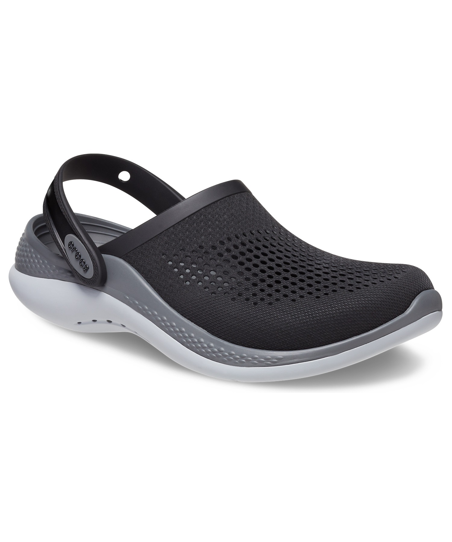 CROCS クロックス LITERIDE 360 CLOG ライトライド 360 クロッグ メンズ レディース サンダル 軽量 リカバリー コンフォート 206708-0DD(BKSGY-23.0cm)