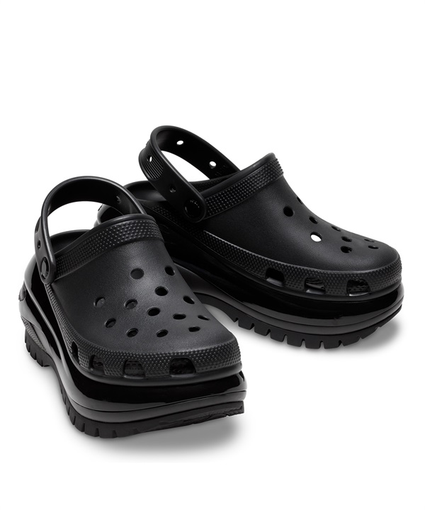 CROCS クロックス MEGA CRUSH CLOG メガ クラッシュ クロッグ メンズ レディース シューズ 厚底 サンダル スニーカー ストリート 207988-001 Black