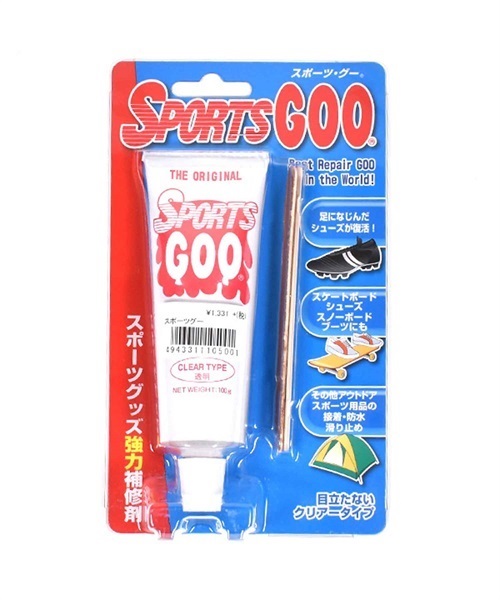 SPORTS GOO スポーツ グー SPORTS GOO スポーツ グー  シューズ アクセサリー シューケア用品 修理 補修 KK K23(CLEAR-100g)