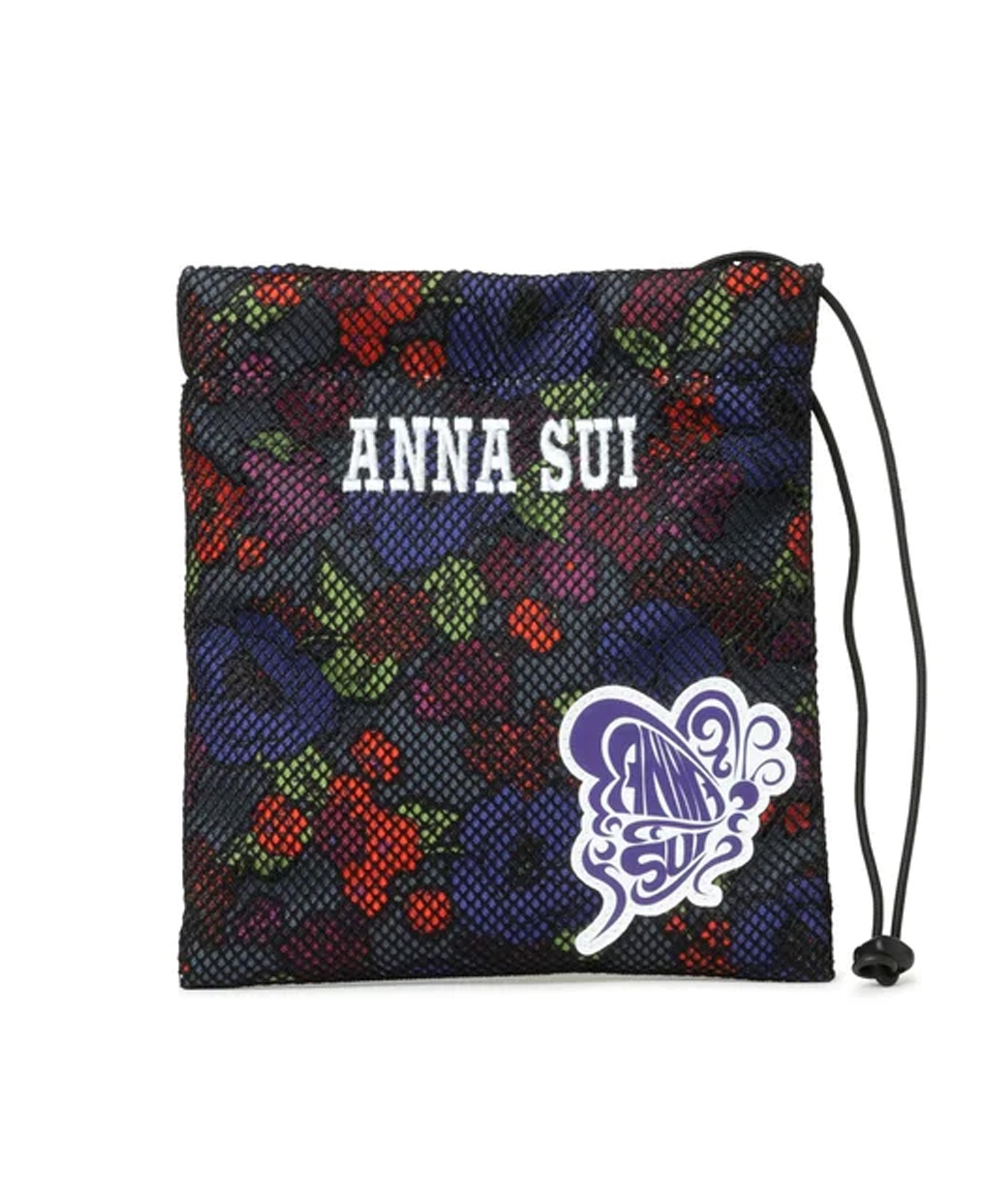 NEW ERA/フラット ネックポーチ 0.5L ANNA SUI アナ スイ ブラック 14122142(BLK-ONESIZE)