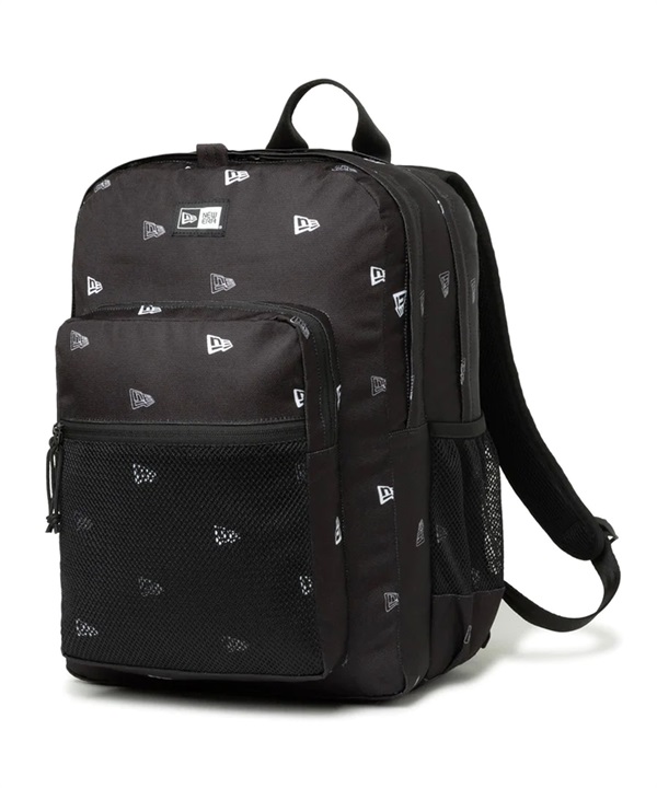 NEW ERA/ニューエラ CAMPAS PACK 35L フラッグ モノグラム ブラック リュック バックパック 14108411