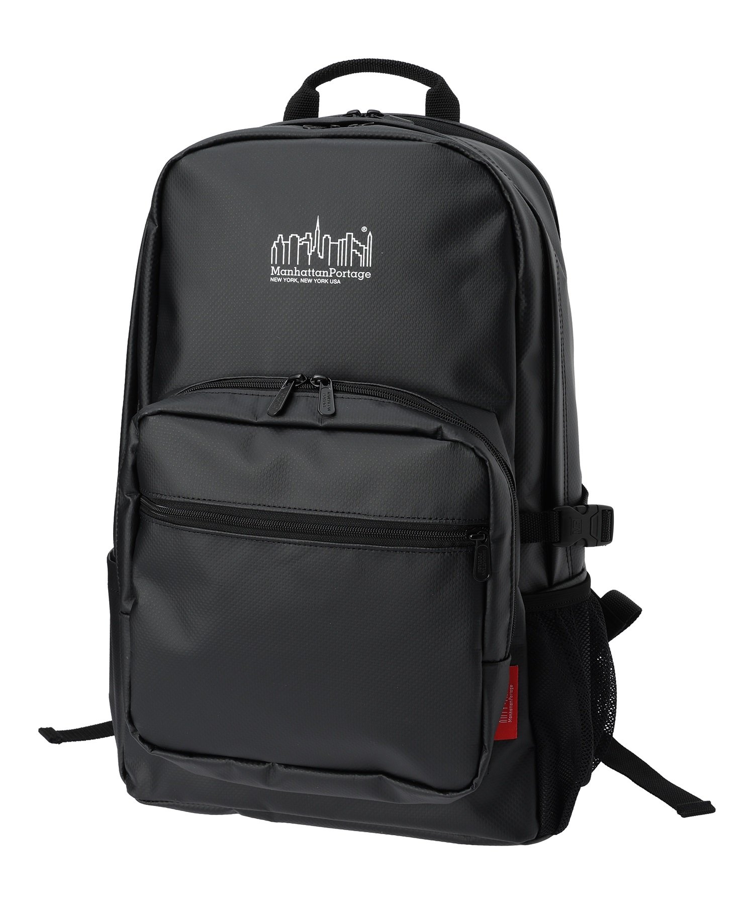 Manhattan Portage マンハッタンポーテージ B.P TOWNSEND MATTE VINYL MP2236MVLMS バックパック デイバック(BLACK-25)