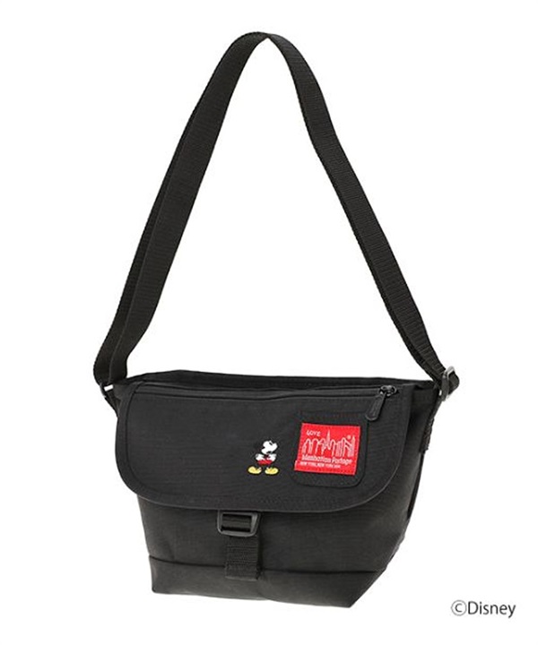 Manhattan Portage/マンハッタンポーテージ ショルダーバッグ Nylon Messenger Bag Flap Zipper Pocket ミッキーマウス MP1603FZPMIC2