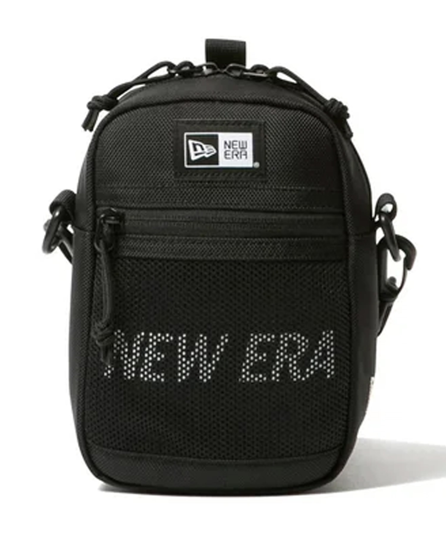 NEW ERA/ニューエラ ショルダーポーチ 1.7L プリントロゴ ブラック × ホワイト ショルダーバッグ 12325640(ONECOLOR-ONESIZE)