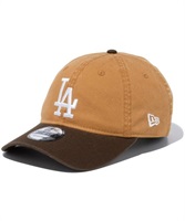 NEW ERA/ニューエラ キャップ 9THIRTY Washed Duck ロサンゼルス・ドジャース ライトブロンズ ブラウンバイザー 13516006