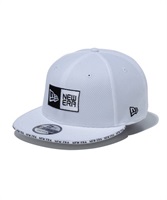 NEW ERA/ニューエラ キャップ 紫外線対策 9FIFTY Diamond Era ボックスロゴ ホワイト サンドイッチバイザー 13515862