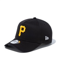 NEW ERA/ニューエラ キャップ 9FORTY A-Frame MLB Side Patch ピッツバーグ・パイレーツ ブラック 13515962(BLK-FREE)