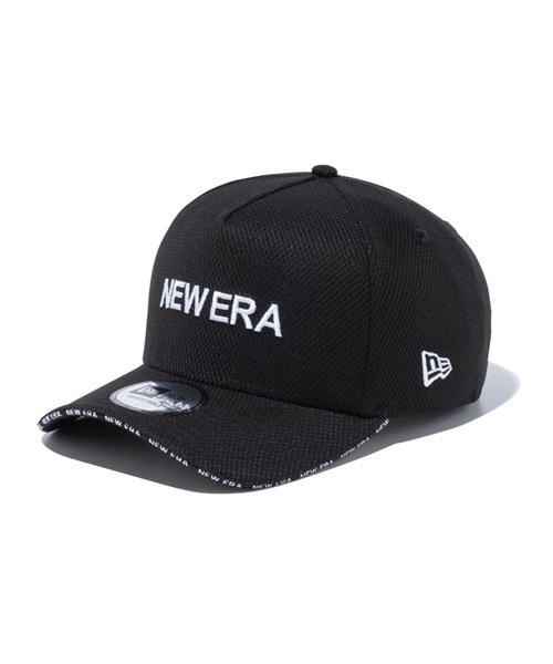 NEW ERA/ニューエラ キャップ 紫外線対策 9FORTY A-Frame Diamond Era NEW ERA ブラック サンドイッチバイザー 13515971(BLK-FREE)