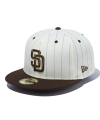 ⭐️新品ニューエラ⭐️ニットキャップ サンディエゴ・パドレス バーントウッド NEW ERA/ニューエラ 59FIFTY Pinstripe ピンストライプ