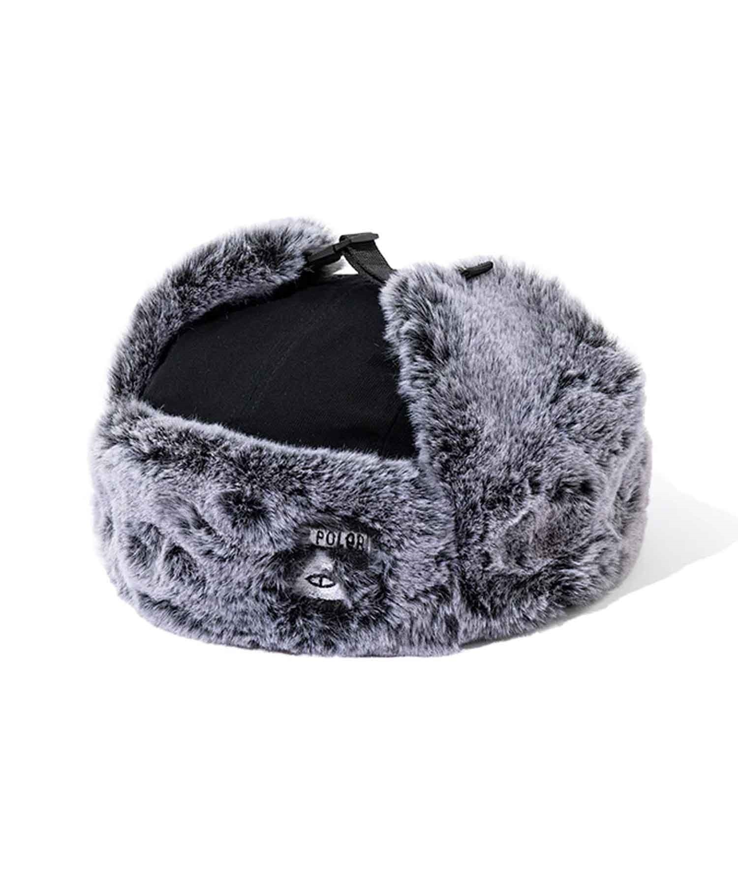 POLER/ポーラー キャップ トラッパ MILITARY FUR VISOR CAP ミリタリーキャップ 233MCV0086-BLK(BLACK-FREE)