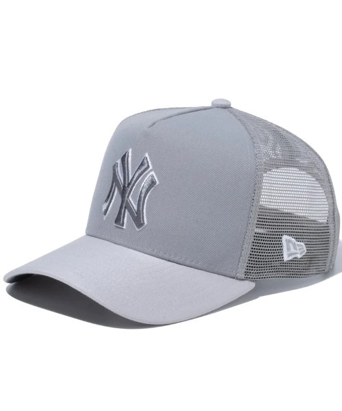 【美色激レア】NEW ERA NY ヤンキース 9forty グレー × ブルー