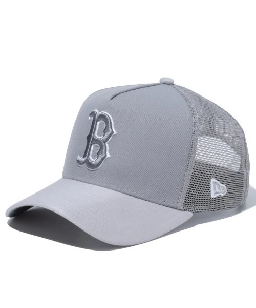 NEW ERA/ニューエラ キャップ 9FORTY A-Frame トラッカー The Gray ボストン・レッドソックス グレー 13515954(GYGY-F)
