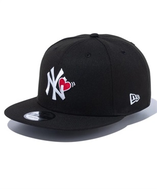 NEW ERA/ニューエラ キャップ 9FIFTY With Heart ニューヨーク・ヤンキース ブラック 13328200
