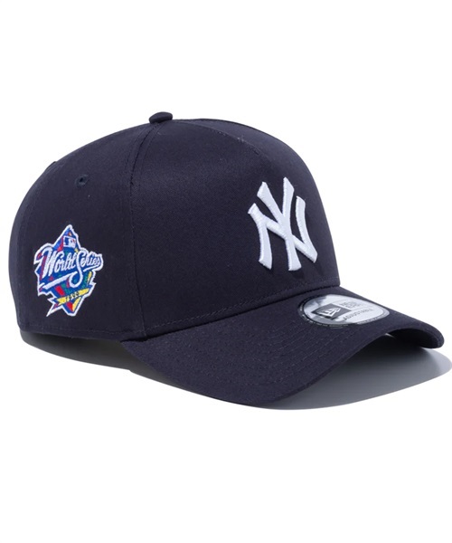 NEW ERA/ニューエラ キャップ 9FORTY A-Frame MLB ワールドシリーズ Side Patch ニューヨーク・ヤンキース 13328259(NVY-F)