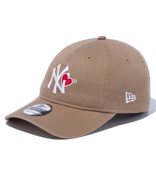 NEW ERA/ニューエラ キャップ 9THIRTY With Heart ニューヨーク・ヤンキース カーキ 13328411