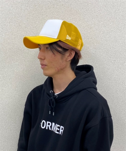 NEW ERA/ニューエラ キャップ 9FORTY A-Frame Trucker BASIC メッシュキャップ 13751412(GLD-F)