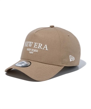 NEW ERA/ニューエラ キャップ 9FORTY A-Frame Flax Cotton NEW ERA NEW YORK 1920 ベージュ 135159