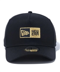 NEW ERA/ニューエラ 9FORTY A-Frame Box Logo ボックスロゴ ブラック × ゴールド キャップ 帽子 9FORTYAF 13751007(BKGD-ONESIZE)