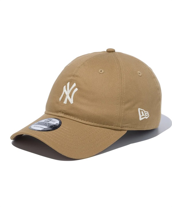 NEW ERA ニューエラ 9TWENTY MLB Chain Stitch ニューヨーク・ヤンキース カーキ キャップ 帽子 920 13751072