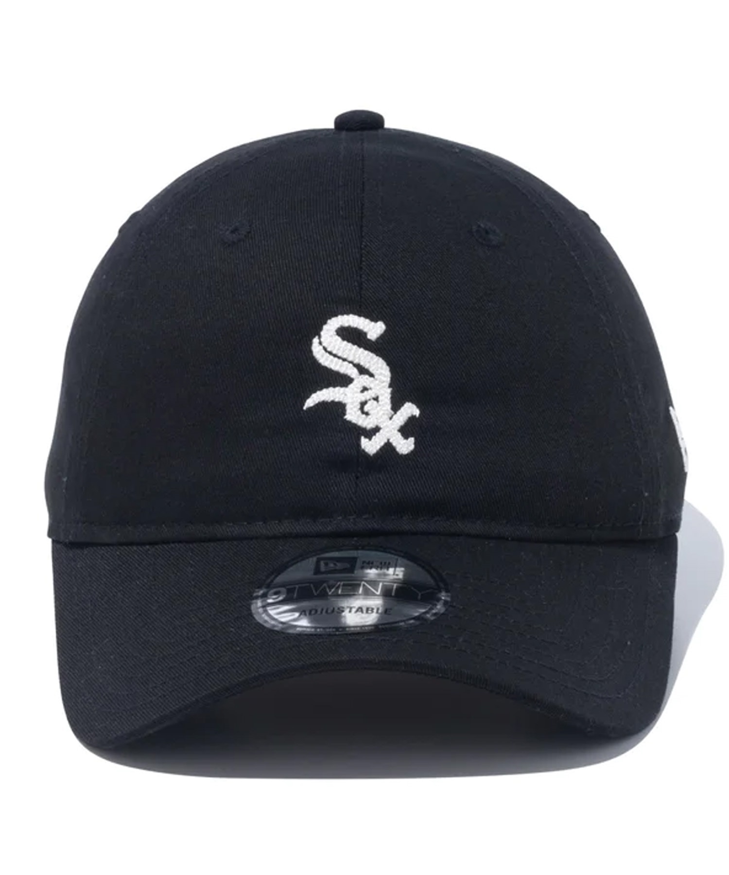 NEW ERA/ニューエラ 9TWENTY MLB Chain Stitch シカゴ・ホワイトソックス ブラック キャップ 帽子  13751110(BLK-ONESIZE)