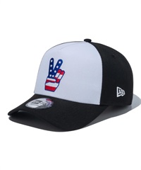 NEW ERA/ニューエラ 9FORTY A-Frame ROUTE 66 ピースロゴ ブラック × ホワイト キャップ 帽子 9FORTYAF 13772617