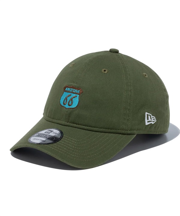 NEW ERA/ニューエラ 9TWENTY ROUTE 66 ニューオリーブ キャップ 帽子 920 13772645