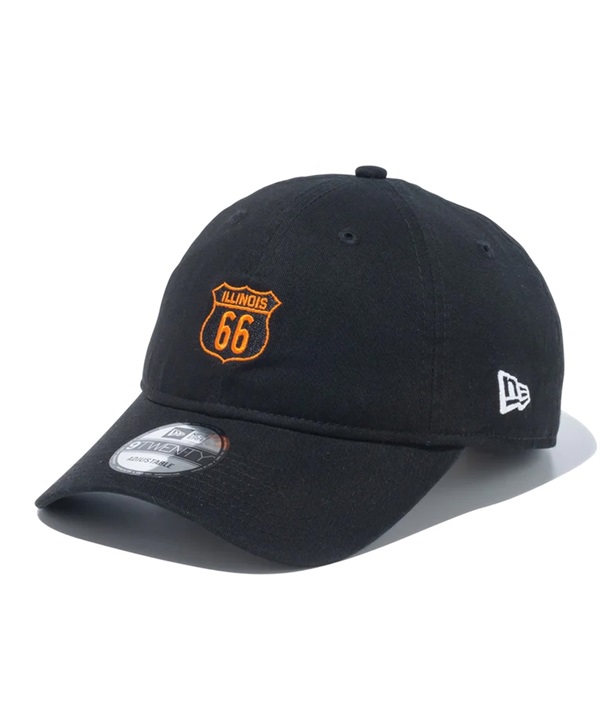 NEW ERA/ニューエラ 9TWENTY ROUTE 66 ブラック キャップ 帽子 920 13772646