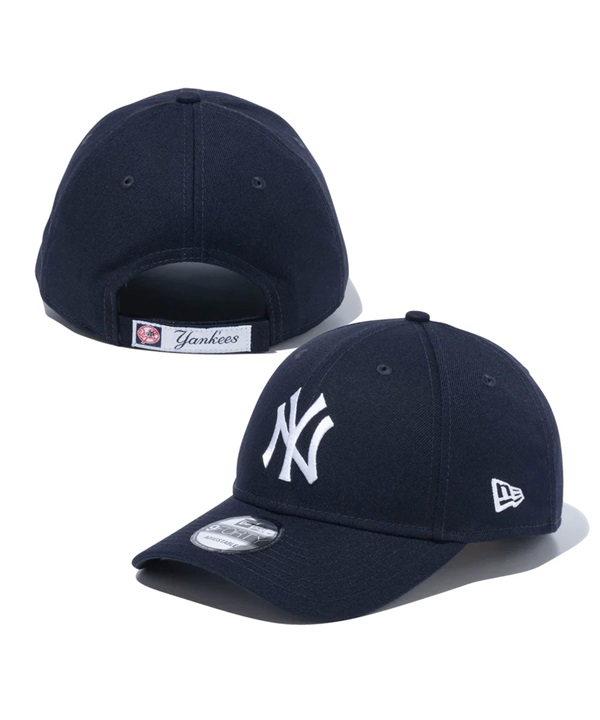 NEW ERA ニューエラ 9FORTY MLB ニューヨーク・ヤンキース ウーブンパッチ ネイビー キャップ 帽子 フリーサイズ 14109664