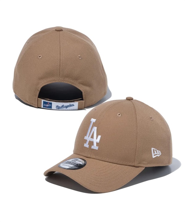 NEW ERA ニューエラ 9FORTY MLB ロサンゼルス・ドジャース ウーブンパッチ カーキ キャップ 帽子 フリーサイズ 14109666