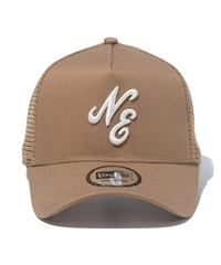NEW ERA/ニューエラ 9FORTY A-Frame トラッカー Classic Logo カーキ キャップ 帽子 フリーサイズ メッシュ 14109731