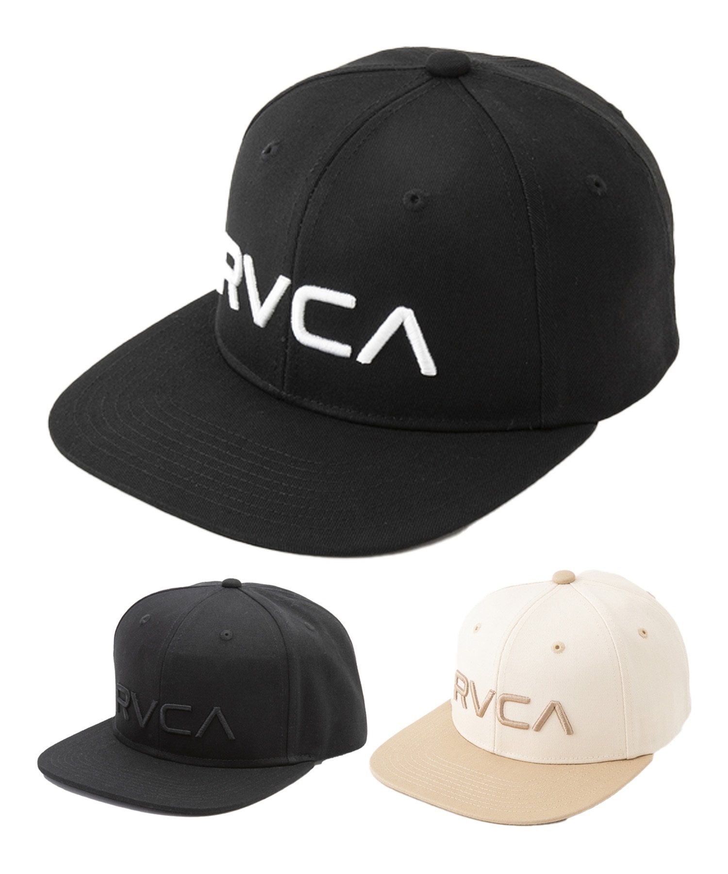 RVCA/ルーカ WILL SNAPBACKII キャップ 帽子 フリーサイズ BE041-911(BLK-FREE)