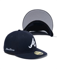 NEW ERA ニューエラ キャップ 帽子 LP 59FIFTY Gray Undervisor アトランタ・ブレーブス ネイビー グレーアンダーバイザー 14109470