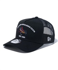 NEW ERA/ニューエラ 9FORTY A-Frame トラッカー New Era Angler's Club フライ ブラック キャップ 帽子 14110110