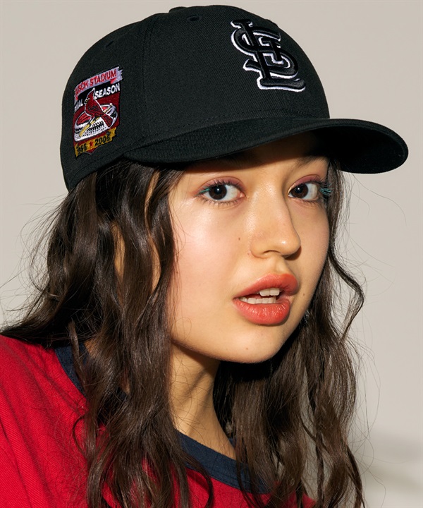 NEW ERA ニューエラ LP 9FIFTY セントルイス・カージナルス ブラック×ホワイト キャップ 帽子 14322895 ムラサキスポーツ限定