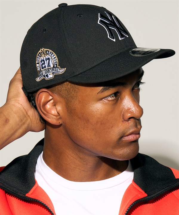 NEW ERA ニューエラ LP 9FIFTY ニューヨーク・ヤンキース ブラック×ホワイト キャップ 帽子 14322897 ムラサキスポーツ限定(BLK-FREE)