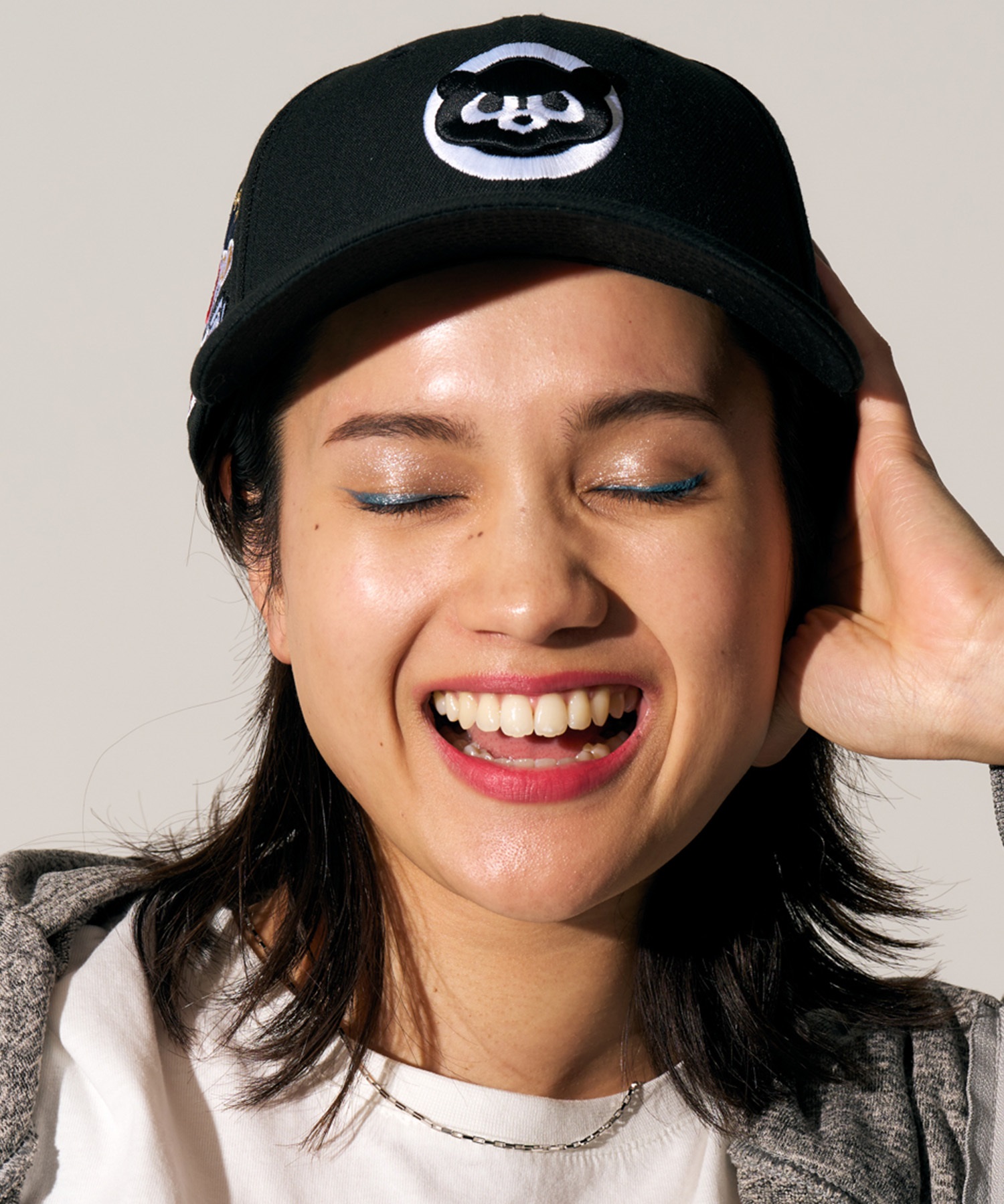 NEW ERA/ニューエラ LP 9FIFTY シカゴ・カブス ブラック×ホワイト キャップ 帽子 14322901 ムラサキスポーツ限定(BLK-FREE)