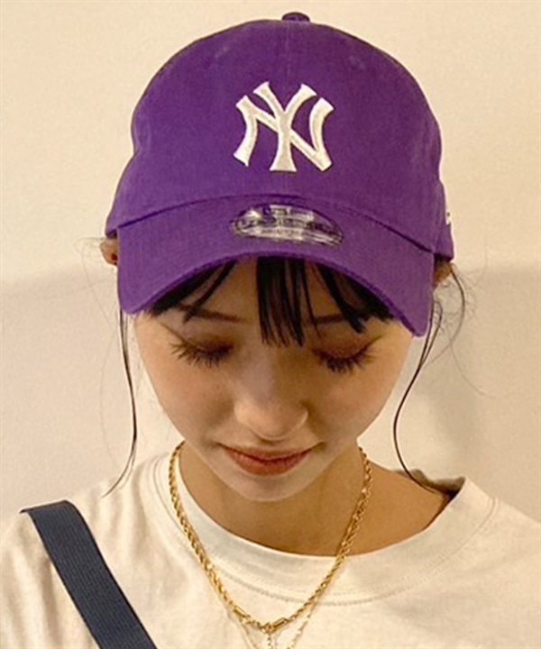 NEW ERA ニューエラ 9TWENTY ニューヨーク・ヤンキース パープル キャップ 帽子 14324556 ムラサキスポーツ限定