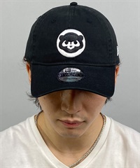 NEW ERA/ニューエラ 9TWENTY シカゴ・カブス ブラック×ホワイト キャップ 帽子 14329654 ムラサキスポーツ限定(BLK-FREE)