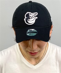 NEW ERA/ニューエラ 9TWENTY ボルティモア・オリオールズ ブラック×ホワイト キャップ 帽子 14329660 ムラサキスポーツ限定