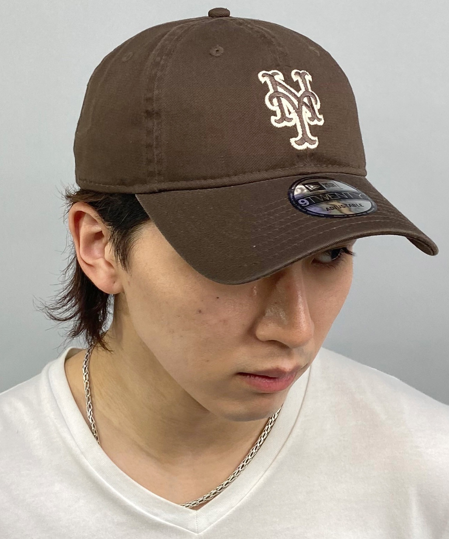 NEW ERA/ニューエラ 9TWENTY ニューヨーク・メッツ ウォルナット キャップ 帽子 14329639 ムラサキスポーツ限定(IVR-FREE)