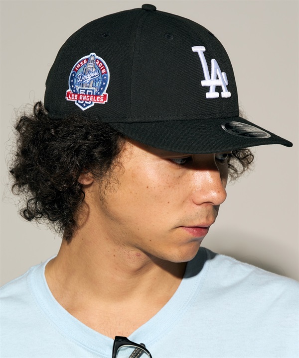 NEW ERA ニューエラ LP 9FIFTY ロサンゼルス・ドジャース ブラック×ホワイト キャップ 帽子 14353254 ムラサキスポーツ限定