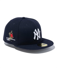 NEW ERA ニューエラ 59FIFTY MLB State Flowers ニューヨーク・ヤンキース ネイビー キャップ 帽子 14109881