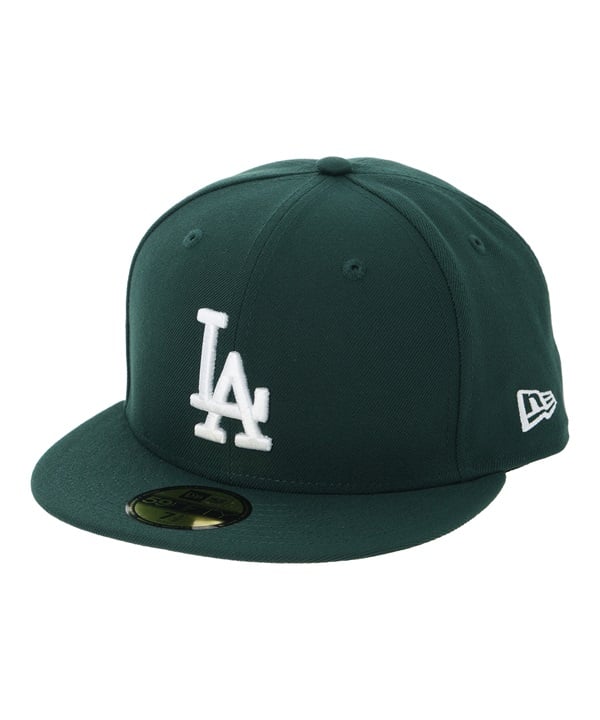 NEW ERA ニューエラ 59FIFTY MLB State Flowers ロサンゼルス・ドジャース ダークグリーン キャップ 帽子 14109898
