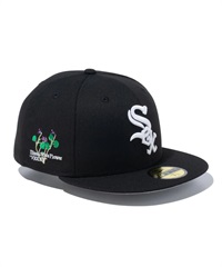 NEW ERA ニューエラ 59FIFTY MLB State Flowers シカゴ・ホワイトソックス ブラック キャップ 帽子 14109910