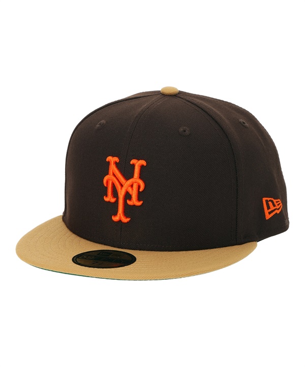 NEW ERA/ニューエラ 59FIFTY GORO ニューヨーク・メッツ BRN BRZ 14124658 キャップ