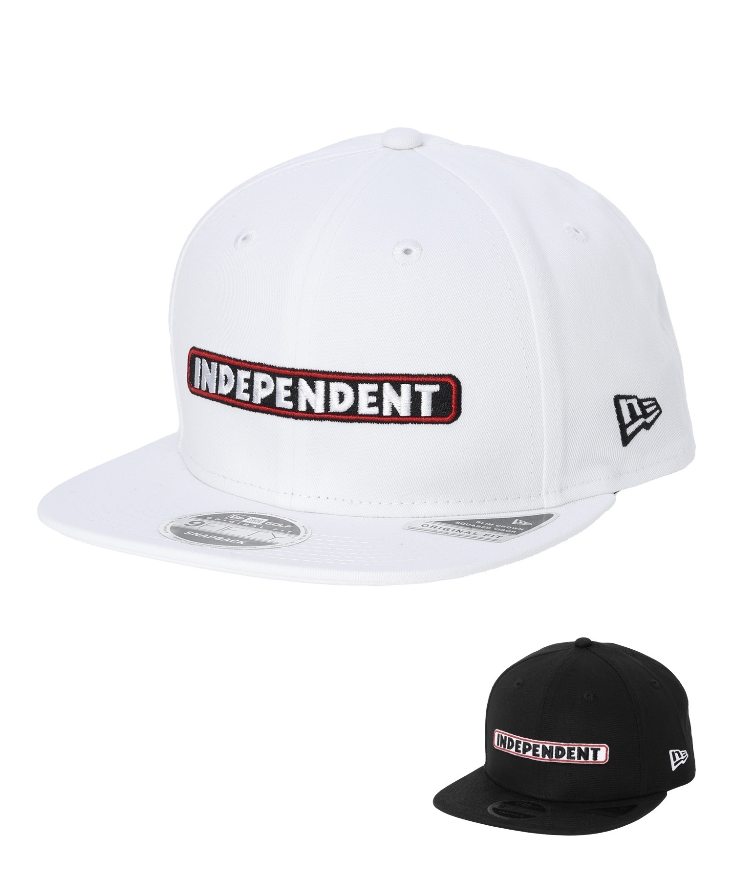 NEW ERA ニューエラ × INDEPENDENT インディペンデント 9FIFTY Original Fit キャップ 帽子 14299642 14299643 ムラサキスポーツ限定(WHT-ONESIZE)