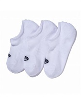 NEW ERA ニューエラ SOCKS VERY SHORT 3PAIRS 11901481 ソックス II E14(WHT-F)