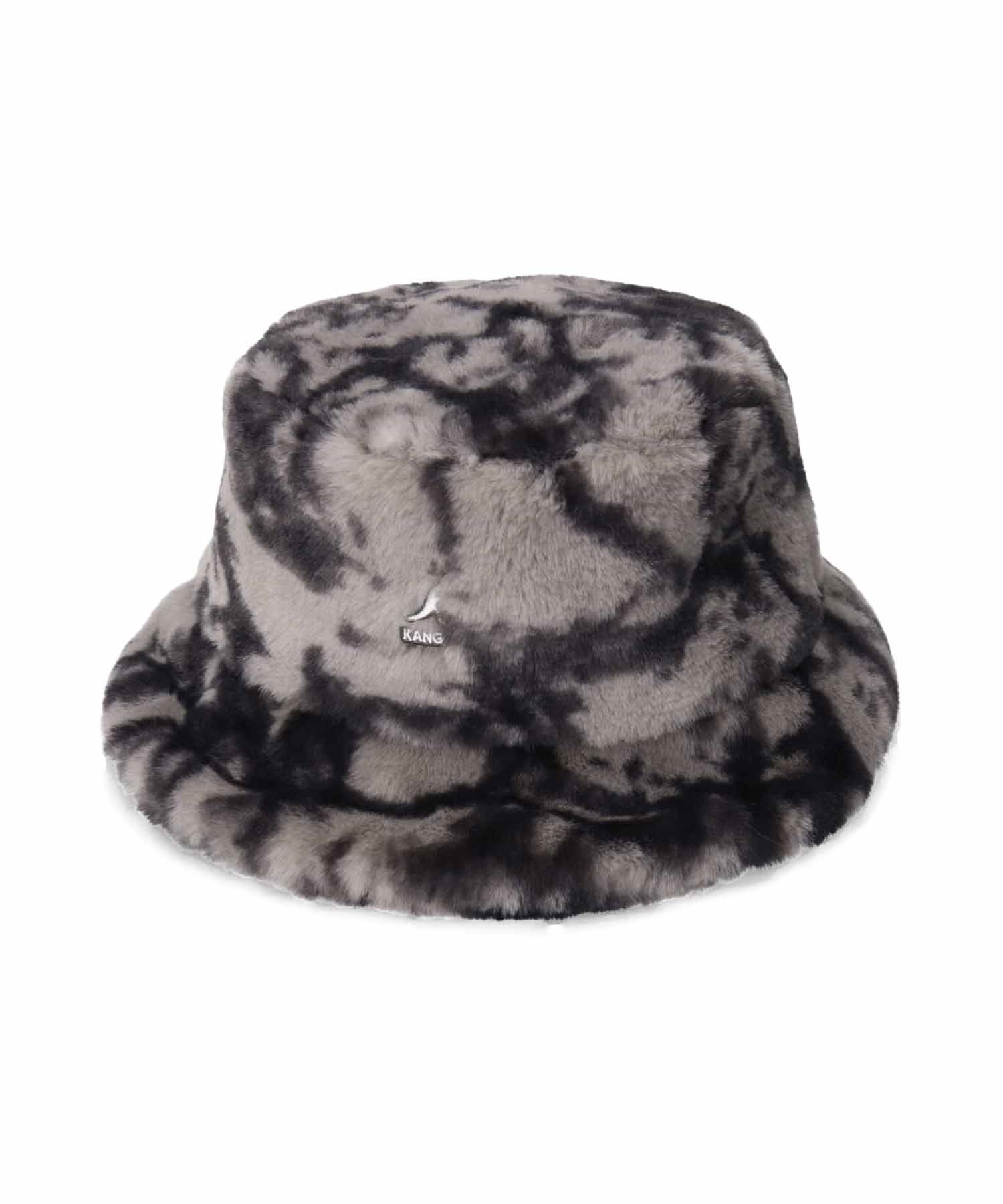 KANGOL/カンゴール ハット FAUX FUR BUCKET フェイクファーバケット バケットハット 234069611(GY/BK-M)