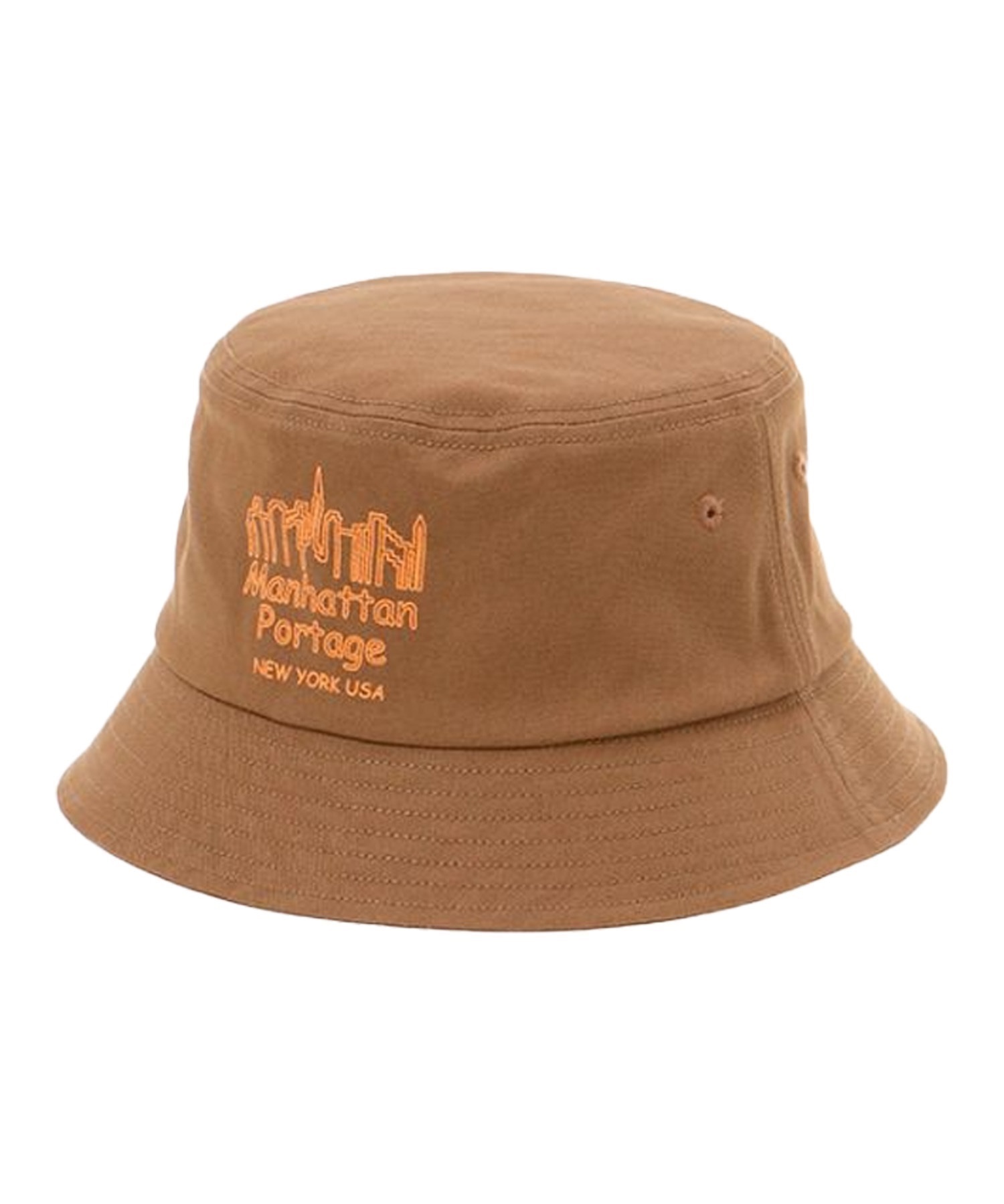 Manhattan Portage/マンハッタンポーテージ Print Bucket Hat バケットハット バケハ 帽子 フリーサイズ 2WAY MP212(BR/OR-FREE)